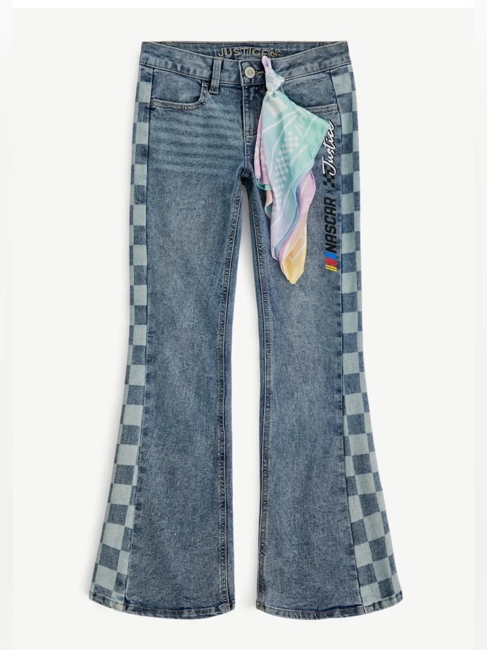 Justice Girl's NASCAR X Justice Collab Jean.